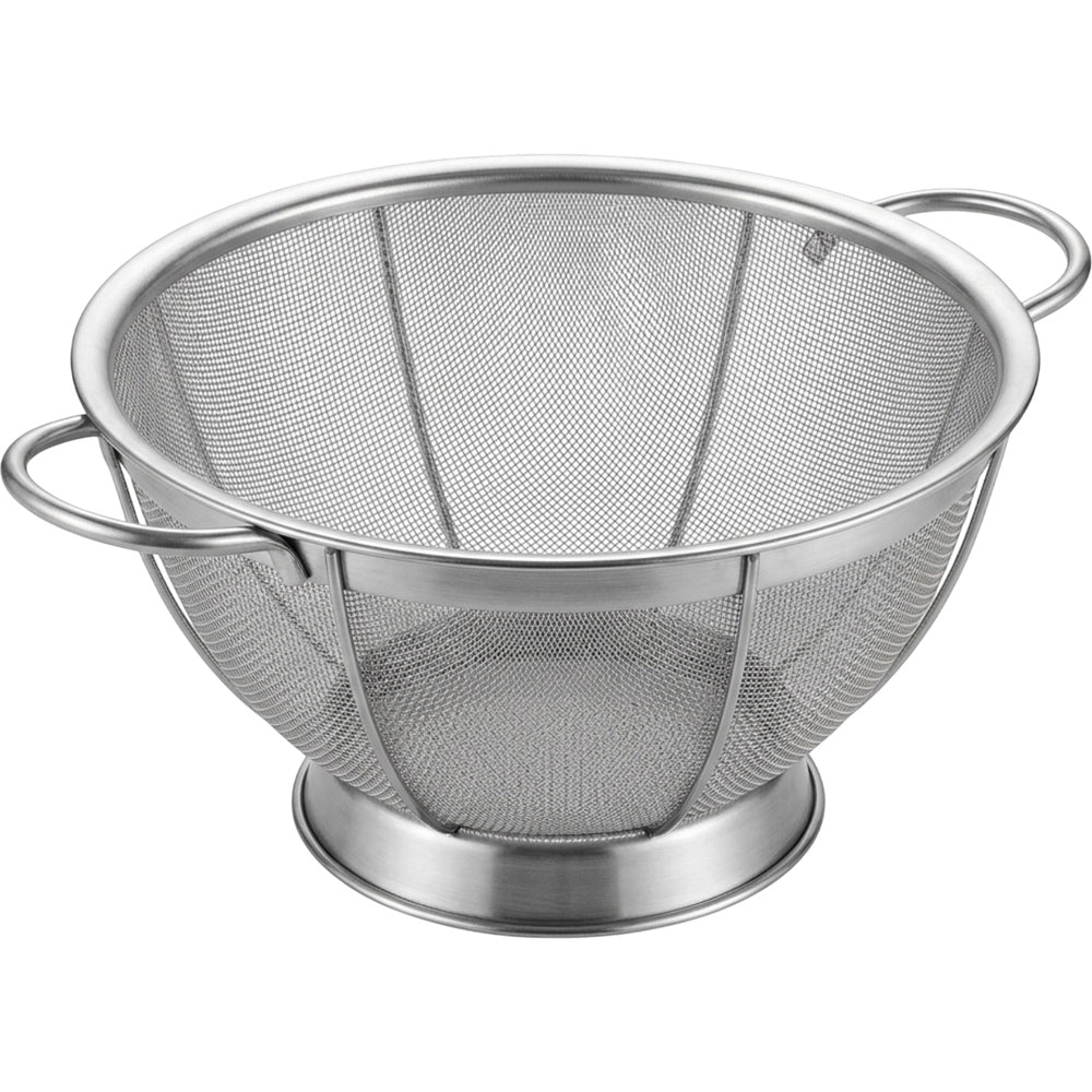 Fexao Round Footed Fine-Mesh Colander with Two Handles 22 cm - Product view