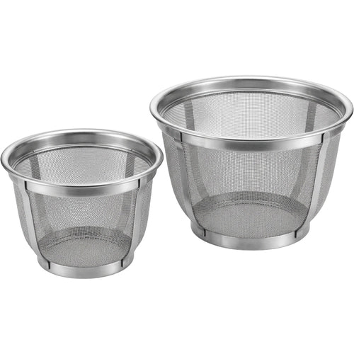 Fexao Nesting Deep-Mesh Draining Basket Set of 2 20 and 24 cm - Product view