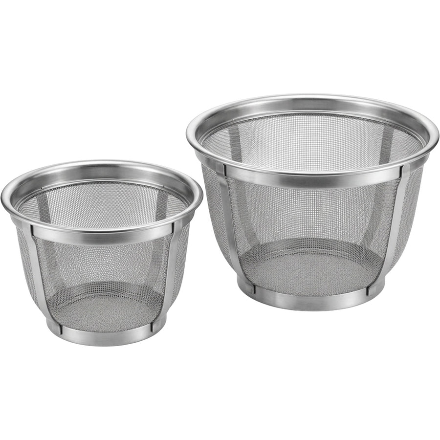Fexao Nesting Deep-Mesh Draining Basket Set of 2 20 and 24 cm